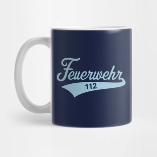 Feuerwehr 112 (Notruf / Feuerwehrmann / Sky Blue) Mug